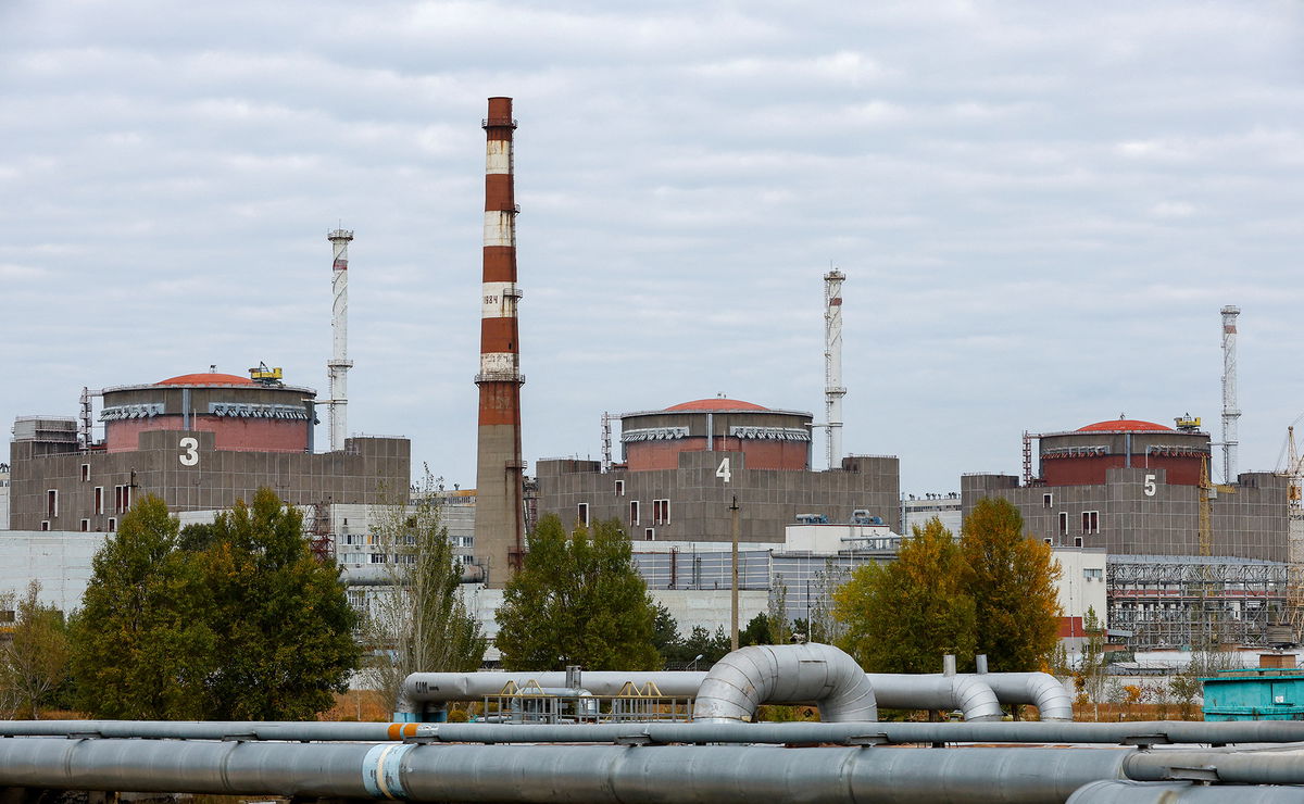 <i>Alexander Ermochenko/Reuters</i><br/>The US is warning Russia not to touch the sensitive nuclear technology it has at the Zaporizhzhia Nuclear Power Plant - pictured here.