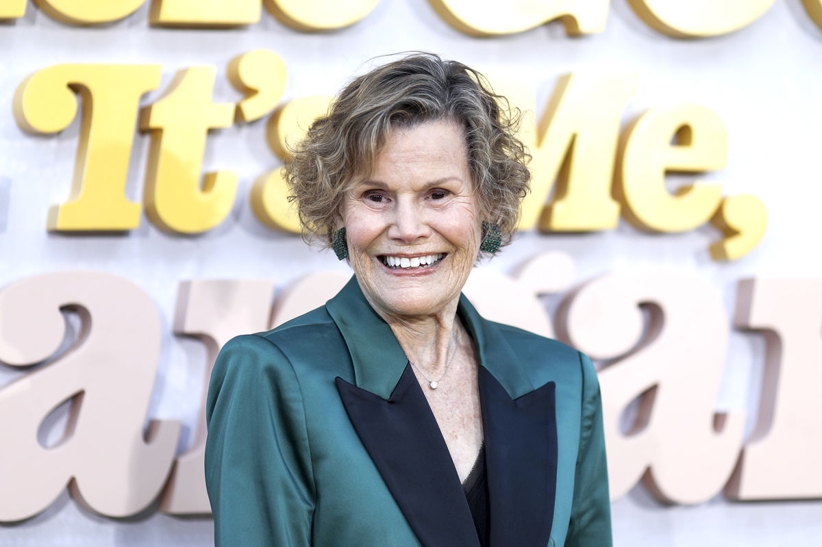 <i>Ringo Chiu/EPA-EFE/Shutterstock</i><br/>Judy Blume has spoken out against a wave of recent book bans in the US.