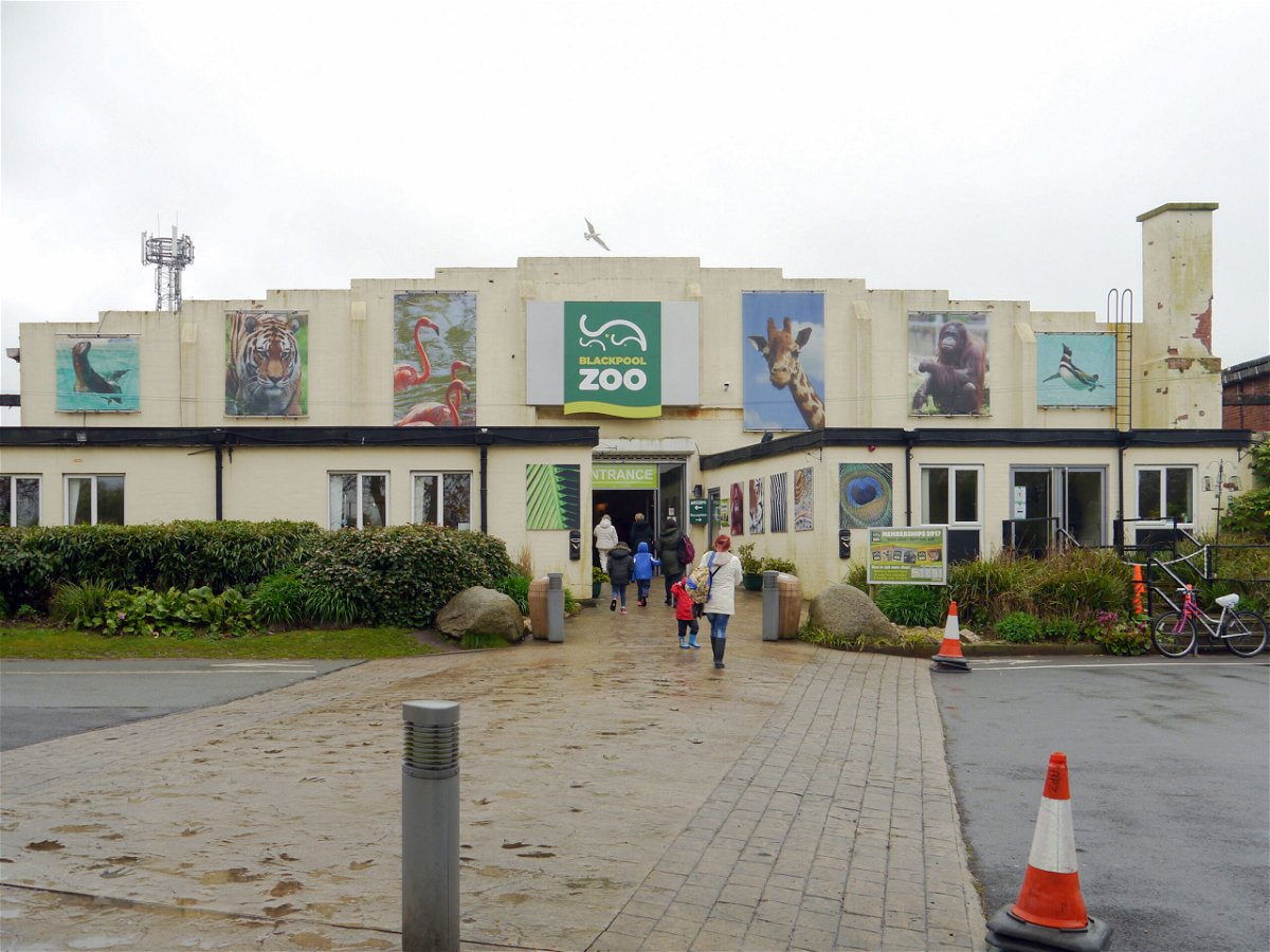 <i>Simon Evans/Alamy Stock Photo</i><br/>The main entrance to Blackpool Zoo