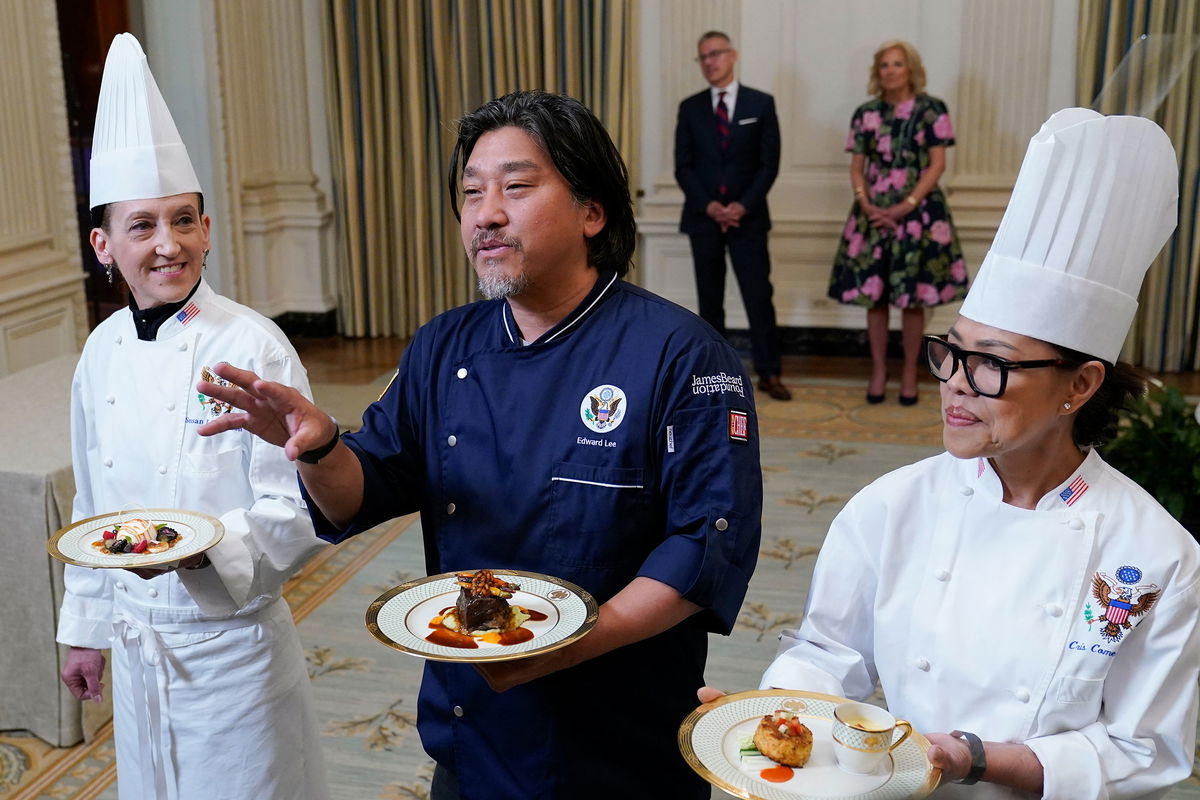 <i>Susan Walsh/AP</i><br/>Guest Chef Edward Lee