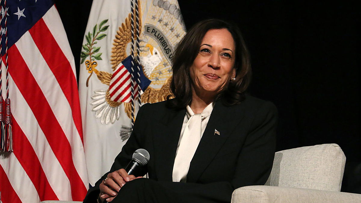 <i>Jason Bean/Reno Gazette Journal/USA Today Network</i><br/>Vice President Kamala Harris