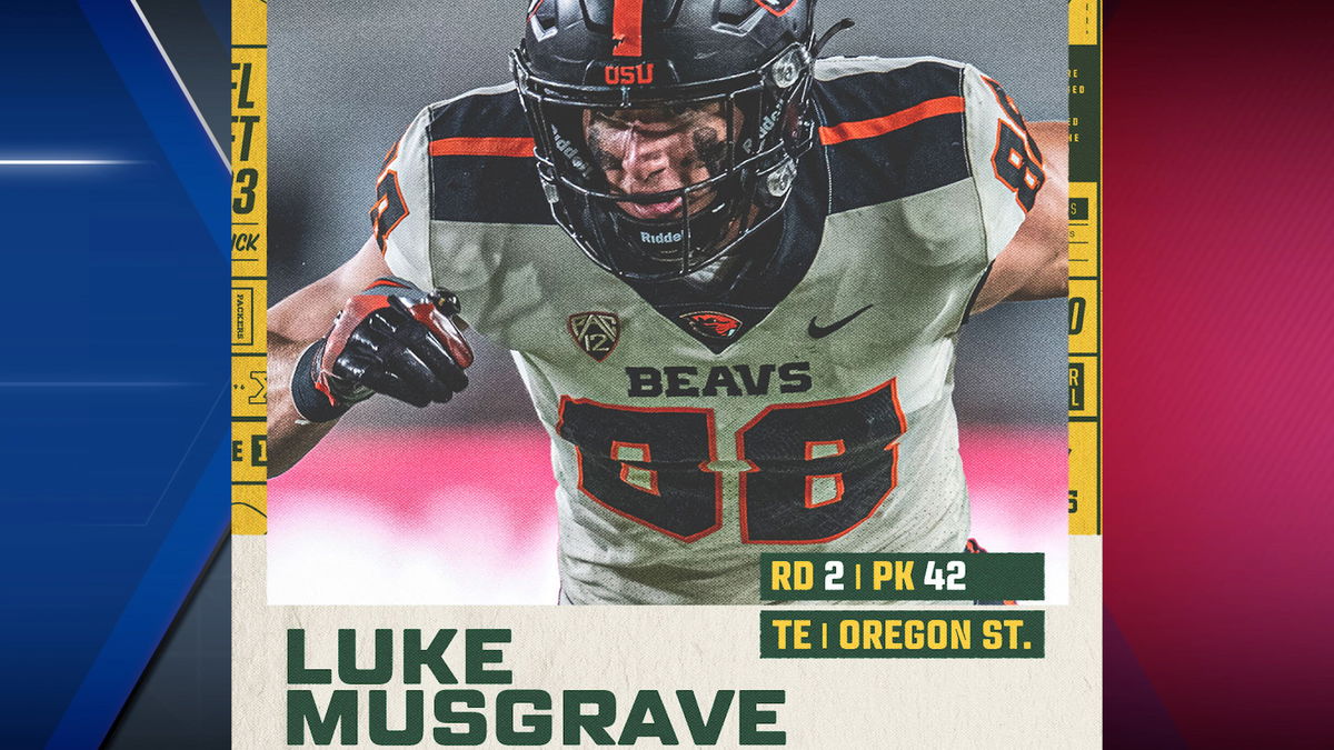 NFL Draft: Luke Musgrave drafted by Green Bay Packers in 2nd Round