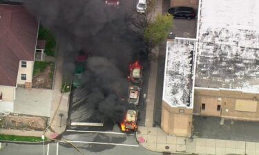 Multiple cars went up in flames due to a manhole explosion Friday morning in East Orange