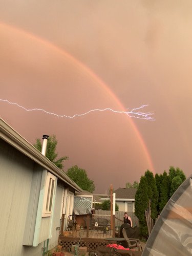 Lightning rainbow Robert Stewart 518