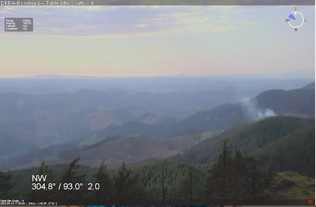 Wildfire detection camera caught blaze early
