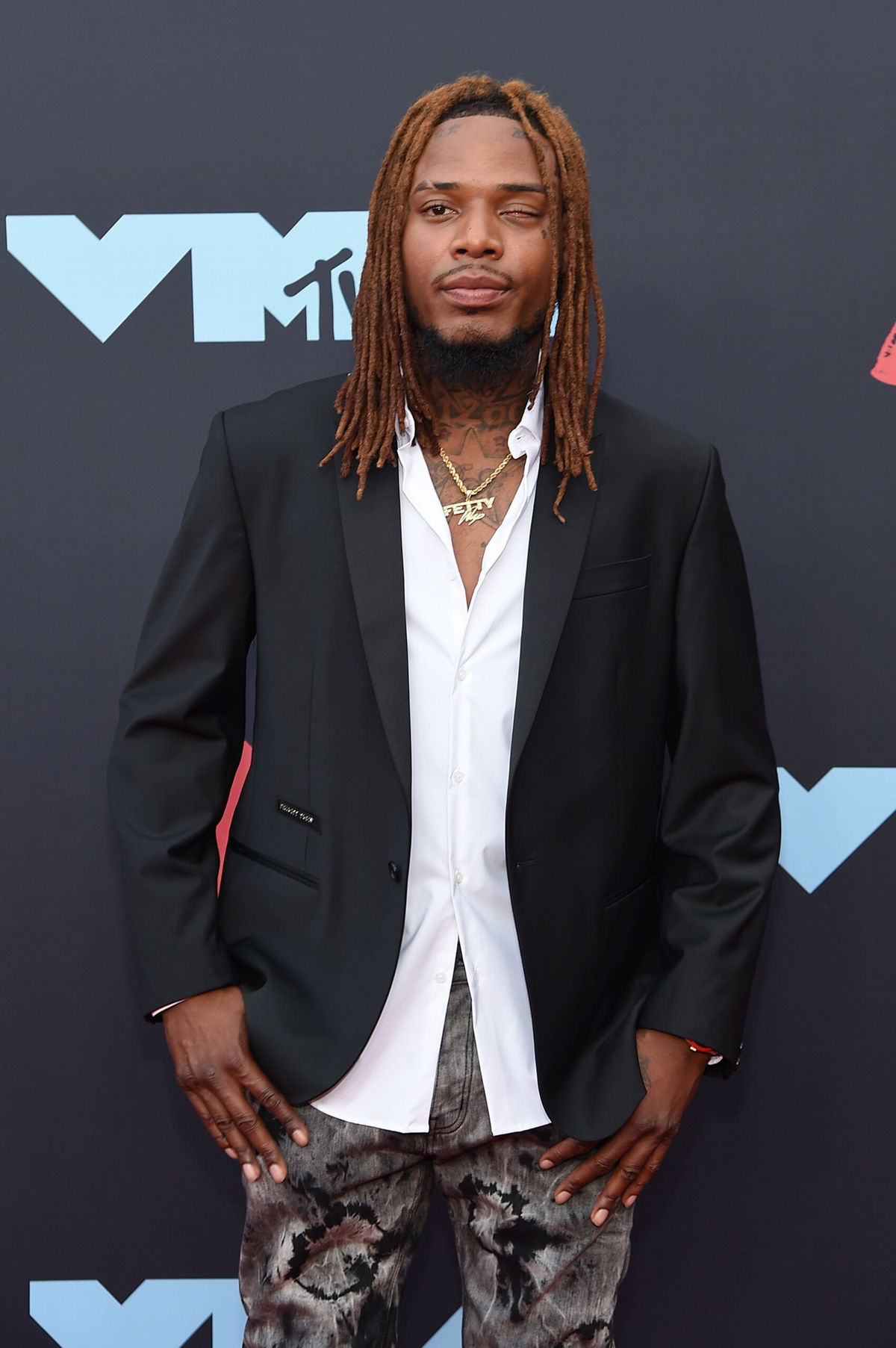 <i>Jamie McCarthy/Getty Images for MTV</i><br/>Fetty Wap attends the 2019 MTV Video Music Awards at Prudential Center in August 2019 in Newark