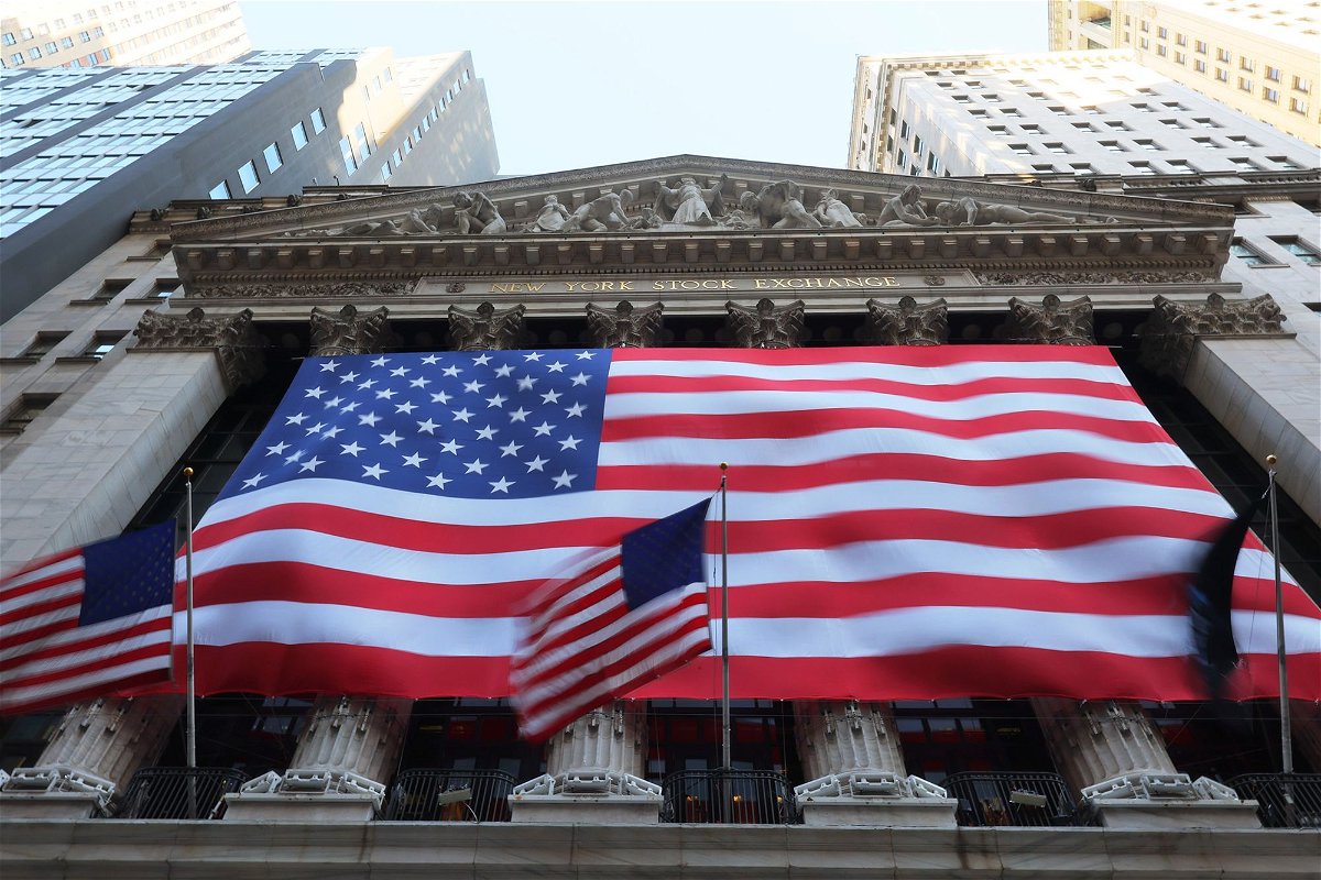 <i>Michael M. Santiago/Getty Images</i><br/>The New York Stock Exchange is seen here during morning trading on May 30 in New York City.