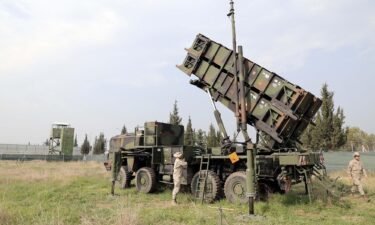 The damage to a Patriot air defense system following a Russian missile attack near Kyiv on Tuesday morning is minimal