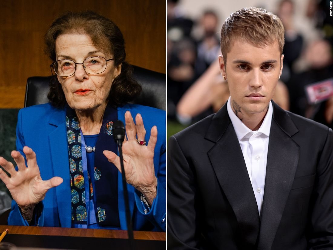 <i>Getty Images</i><br/>Sen. Dianne Feinstein “continues to have complications” from a viral infection called Ramsay Hunt syndrome. Pop star Justin Bieber announced his face was partially paralyzed by the same virus in June 2022.
