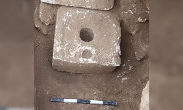 A stone toilet seat was excavated in 2019 south of Jerusalem in the neighborhood of Armon ha-Natziv.