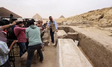 Archaeologists found tools used by ancient Egyptians to dissect bodies to remove internal organs.