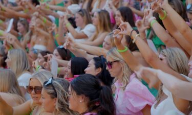 Young women during sorority recruitment at the University of Alabama. The new Max documentary “Bama Rush” dives into the pros and cons of Greek life recruitment at the University of Alabama.