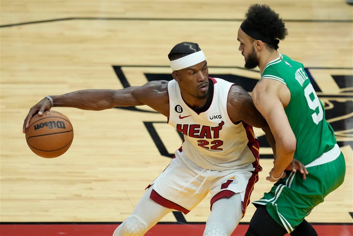 <i>Rebecca Blackwell/AP</i><br/>Jimmy Butler has starred for the Heat throughout the playoffs so far.