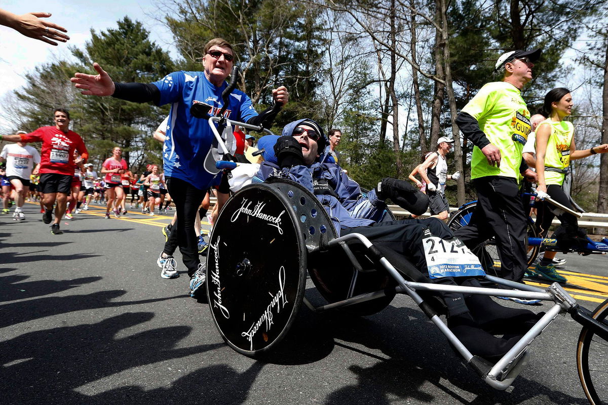 <i>Michael Dwyer/AP</i><br/>Rick Hoyt