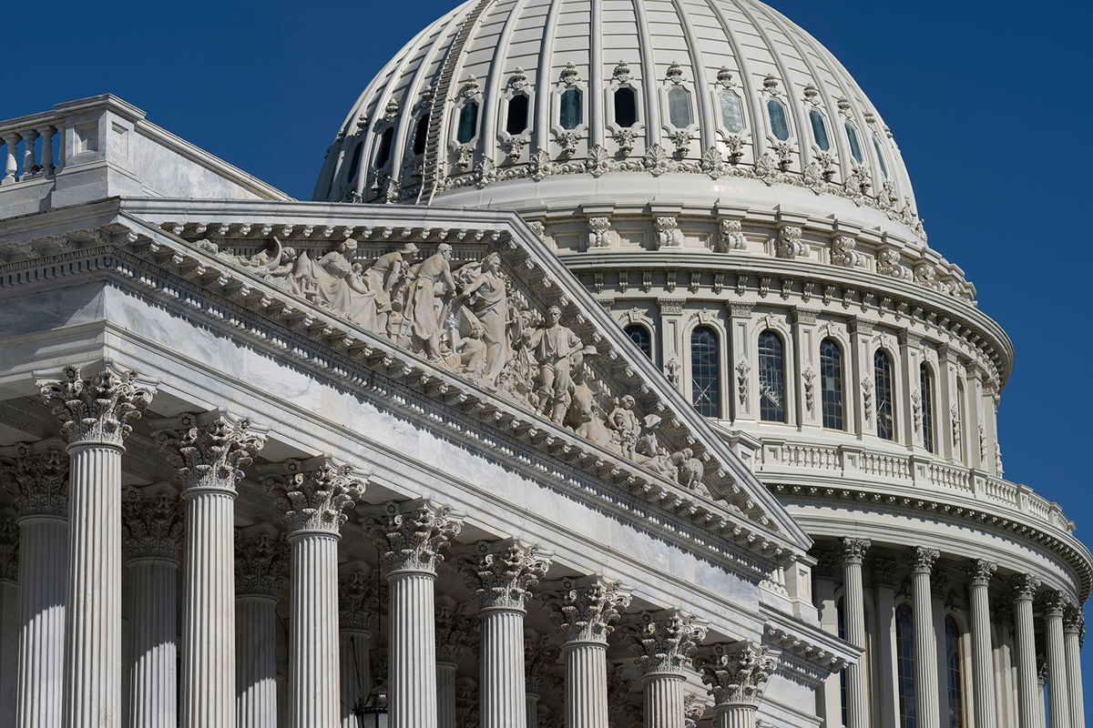 <i>J. Scott Applewhite/AP</i><br/>The Capitol Dome and East Front of the House of Representatives is seen in Washington