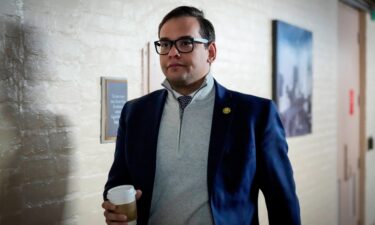 The House is expected to take up a resolution to expel embattled GOP Rep. George Santos Wednesday evening. Santos is pictured here at the US Capitol on January 10.