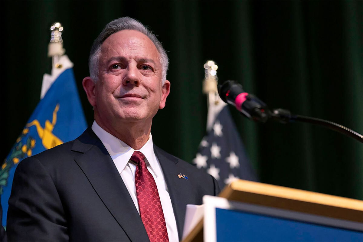 <i>Ellen Schmidt/Las Vegas Review-Journal/Tribune News Service/Getty Images</i><br/>Nevada Republican Gov. Joe Lombardo