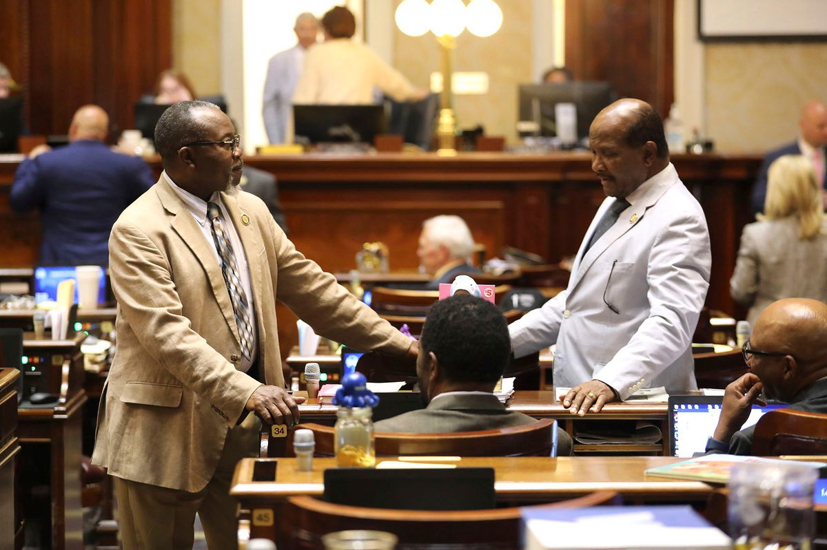 <i>Jeffrey Collins/AP</i><br/>Lawmakers in South Carolina are pictured here before the start of debate on an abortion bill on Tuesday