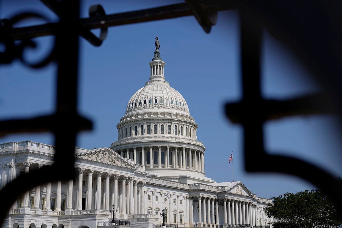 <i>Patrick Semansky/AP</i><br/>White House and House GOP negotiators are racing to finalize a deal to raise the nation’s debt limit with time running perilously short and the risk of a first-ever US default growing and pictured the US Capitol is seen in Washington