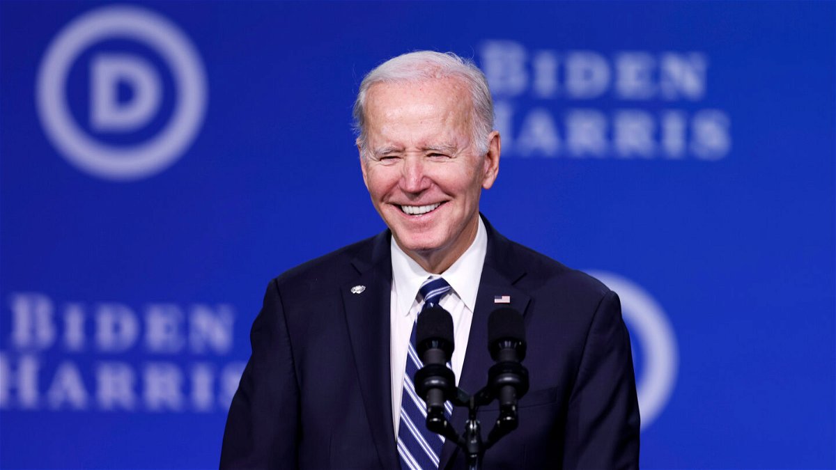 <i>Anna Moneymaker/Getty Images/File</i><br/>President Joe Biden will take his case for raising the debt ceiling without conditions on the road to Valhalla