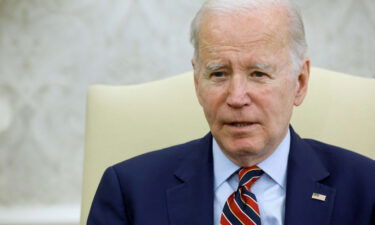 President Joe Biden looks on during a meeting with Spanish Prime Minister Pedro Sanchez at the White House on May 12. Biden is coming under sustained pressure from both sides of the aisle over the administration's handling of the expiration of Title 42.