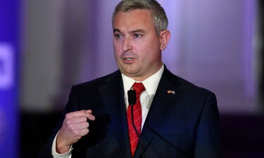 Kentucky Agriculture Commissioner Ryan Quarles participates in a GOP primary debate in Louisville on March 7