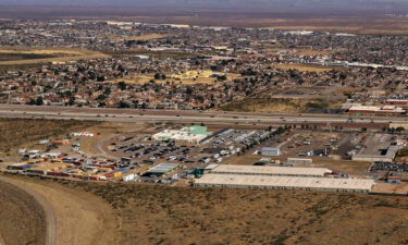 A federal judge late Thursday night temporarily blocked the Biden's administration's plan to release migrants from CBP custody. Pictured is a Border Patrol Station for processing migrants in El Paso