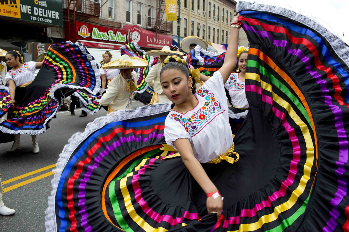 <i>Andrew Lichtenstein/Corbis via Getty Images</i><br/>Common questions people Google about Cinco de Mayo. Brooklyn's Mexican community marches down 5th Avenue in the Sunset Park neighborhood during a Cinco de Mayo parade in May