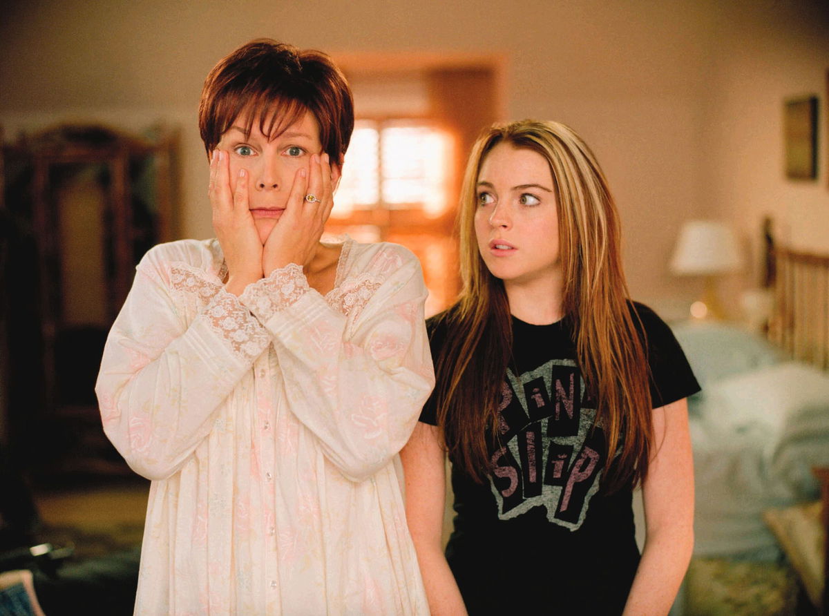 <i>Ron Batzdorff/Walt Disney/Kobal/Shutterstock</i><br/>Jamie Lee Curtis and Lindsay Lohan in the 2003 movie 