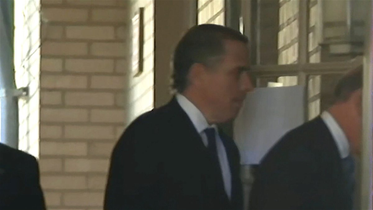 <i>CNN</i><br/>President Biden's son Hunter arrives Monday at the Independence County Circuit Court in Batesville