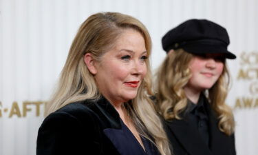 Christina Applegate and Sadie Grace LeNoble attend the 29th Annual Screen Actors Guild Awards on February 26