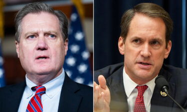 Ohio congressman Mike Turner and Jim Himes are pictured in a split image. The leaders of the House Intelligence Committee