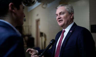 Chairman of the House Oversight Committee Rep. James Comer (R-KY) speaks to reporters at the US Capitol on January 10 in Washington