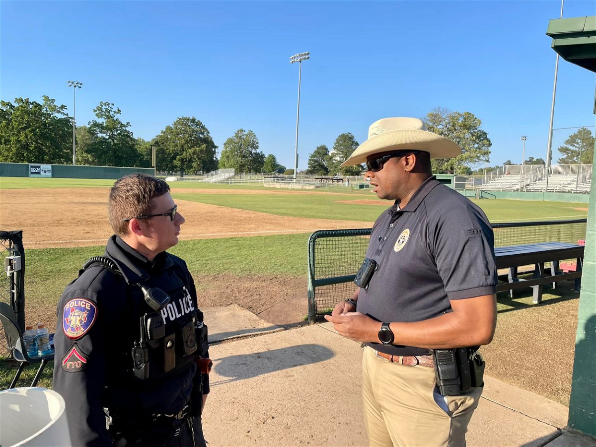 <i>Texarkana Texas Police Department</i><br/>Officers seen at George Dobson Field
