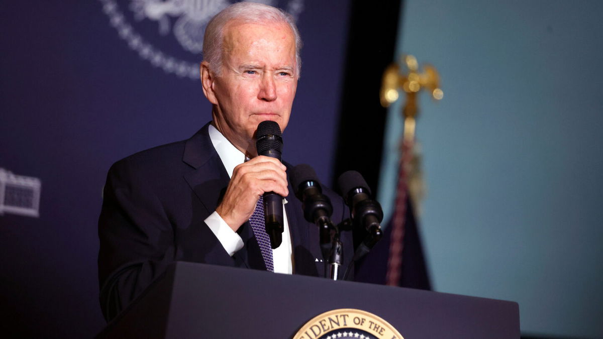 <i>Anna Moneymaker/Getty Images</i><br/>President Joe Biden