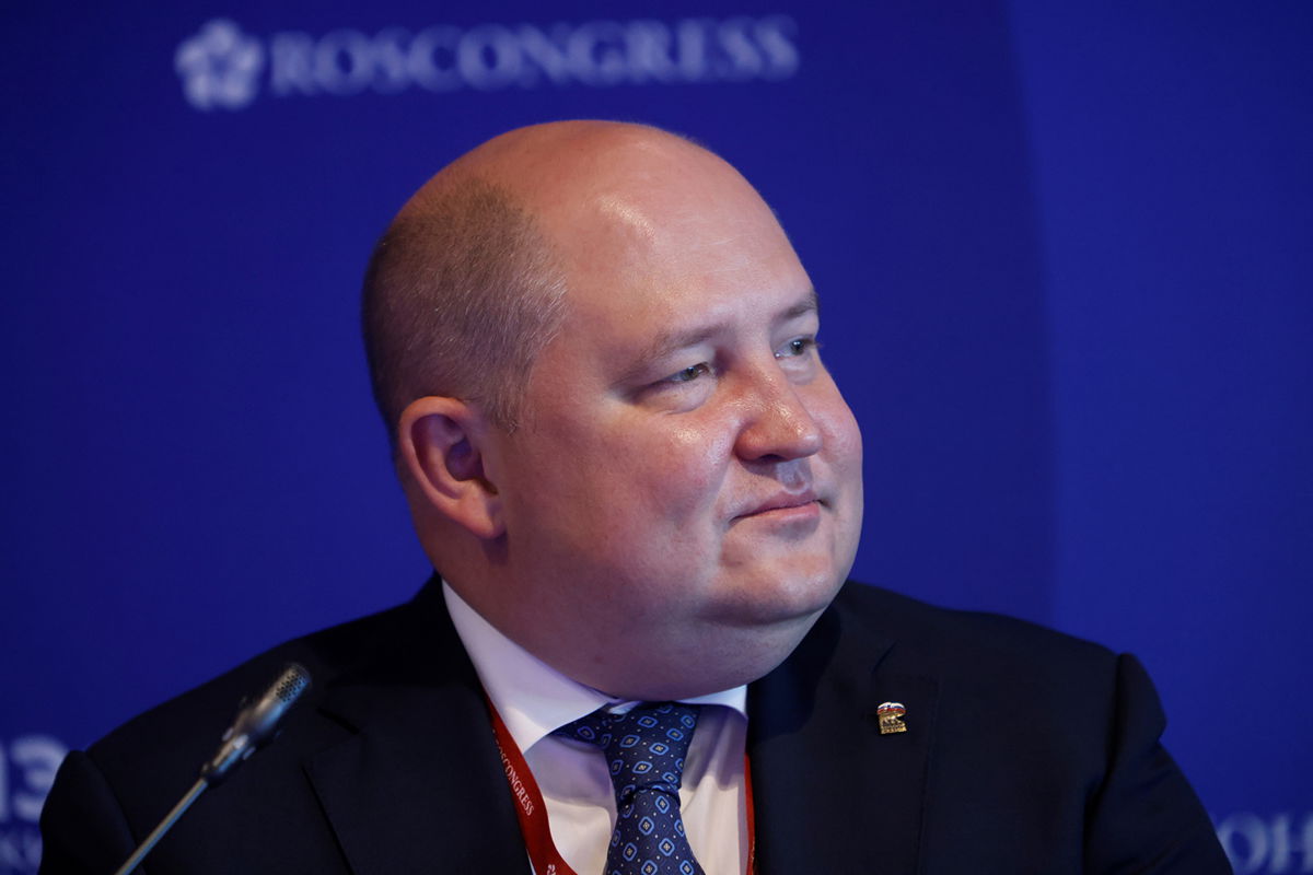 <i>Maxim Shemetov/Reuters/File</i><br/>Governor of Sevastopol Mikhail Razvozhaev at a session of the St. Petersburg International Economic Forum in Russia on June 16