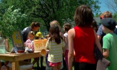 A lemonade stand is the classic summer job for a little kid. A group of youngsters in Westford are using their shop to raise money for Boston Children's Hospital.