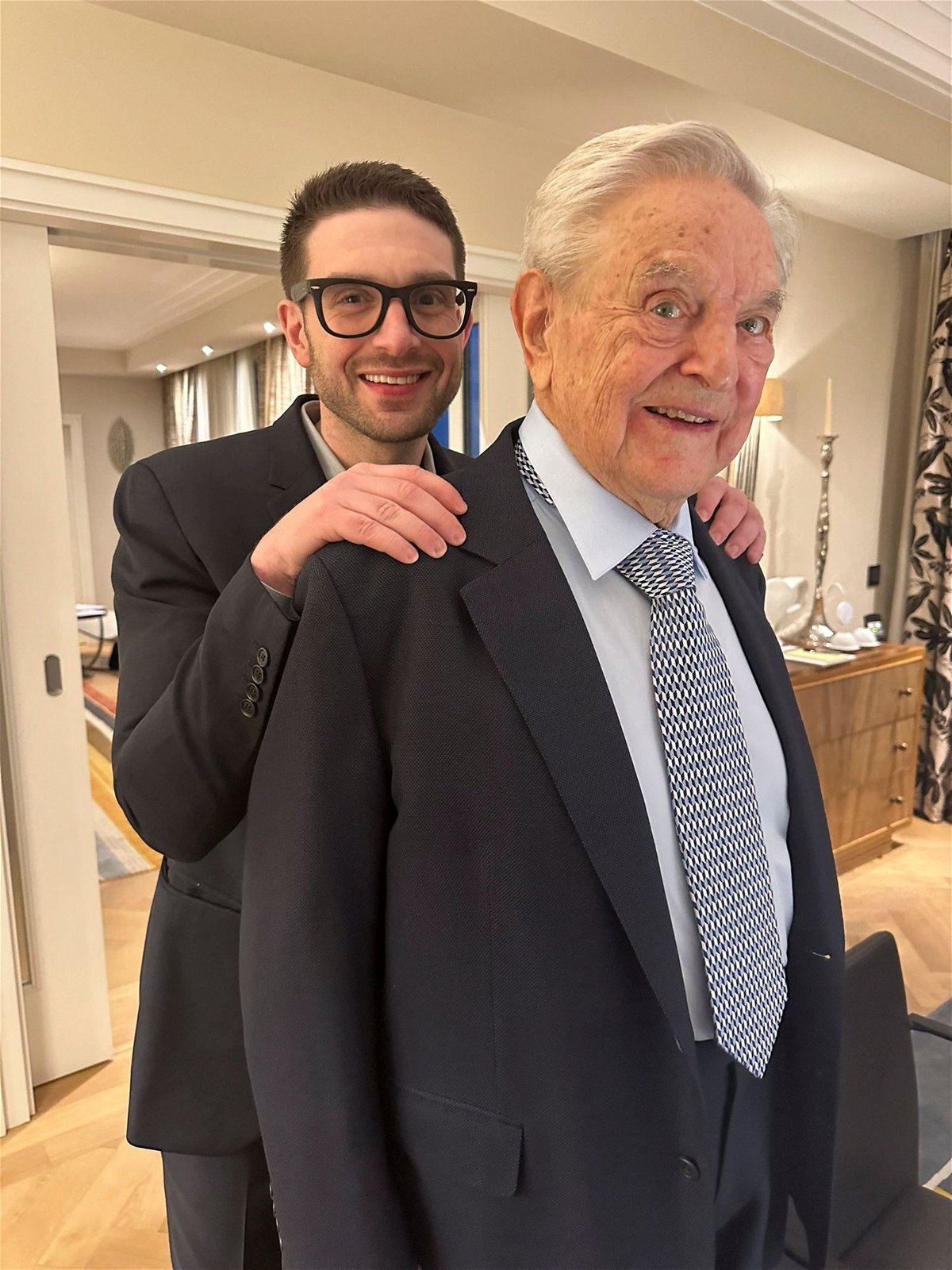 <i>Alex Soros/Twitter/Reuters</i><br/>Billionaire George Soros has tapped his 37-year old son Alexander Soros to lead his charitable foundation and political action committee