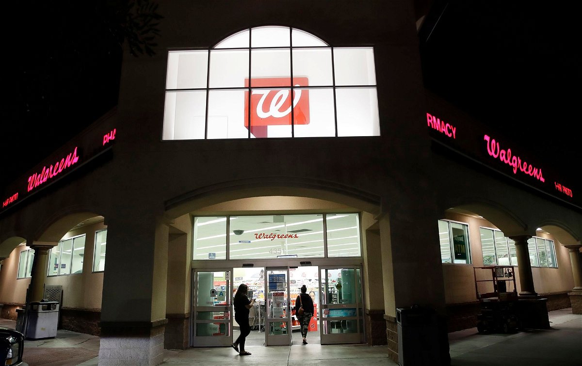 <i>Marcio Jose Sanchez/AP/FILE</i><br/>Shoppers enter a Walgreens store in Los Angeles on June 24