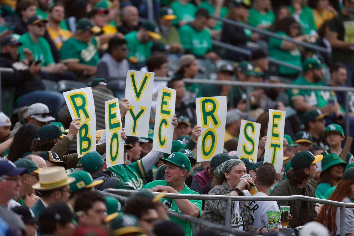 Some 27,759 A's fans join at Oakland Coliseum for 'Reverse Boycott