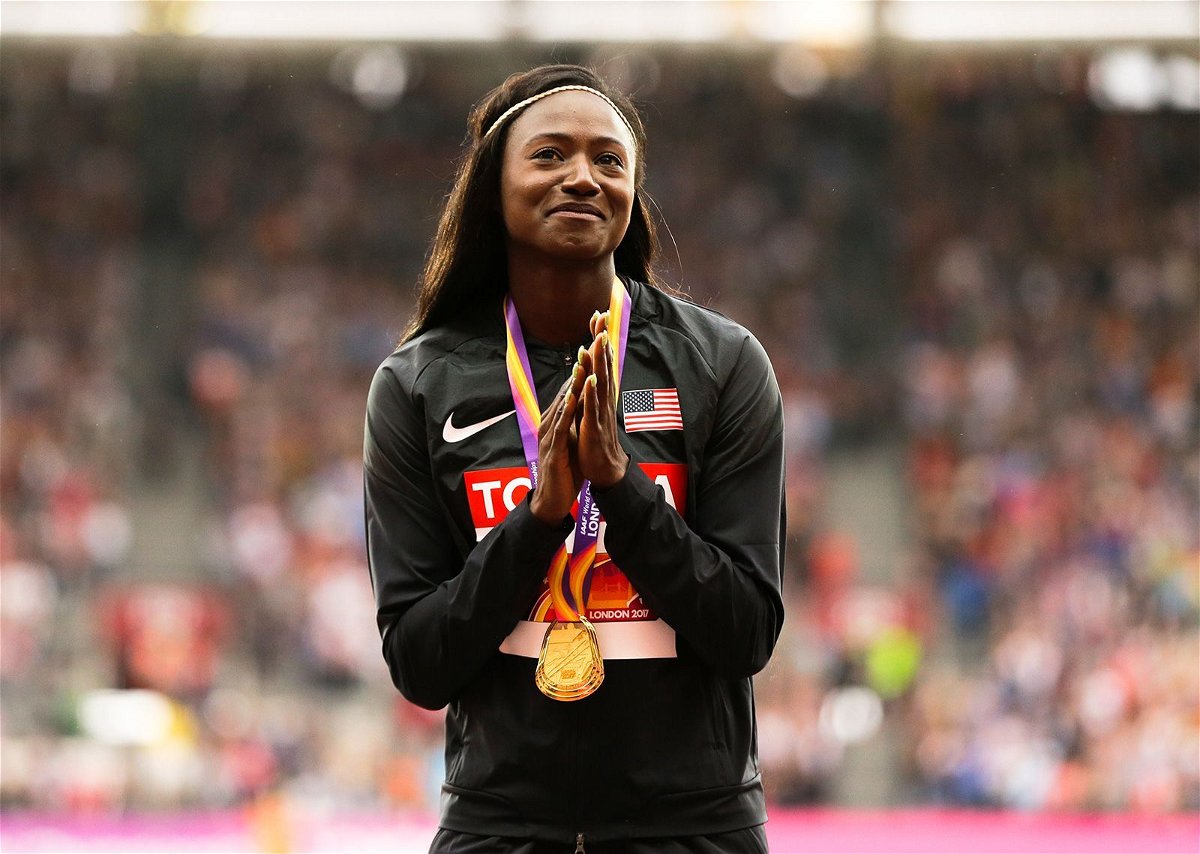 <i>Alastair Grant/AP</i><br/>Three-time US Olympic medalist Tori Bowie was found dead in her Florida home in May from pregnancy complications