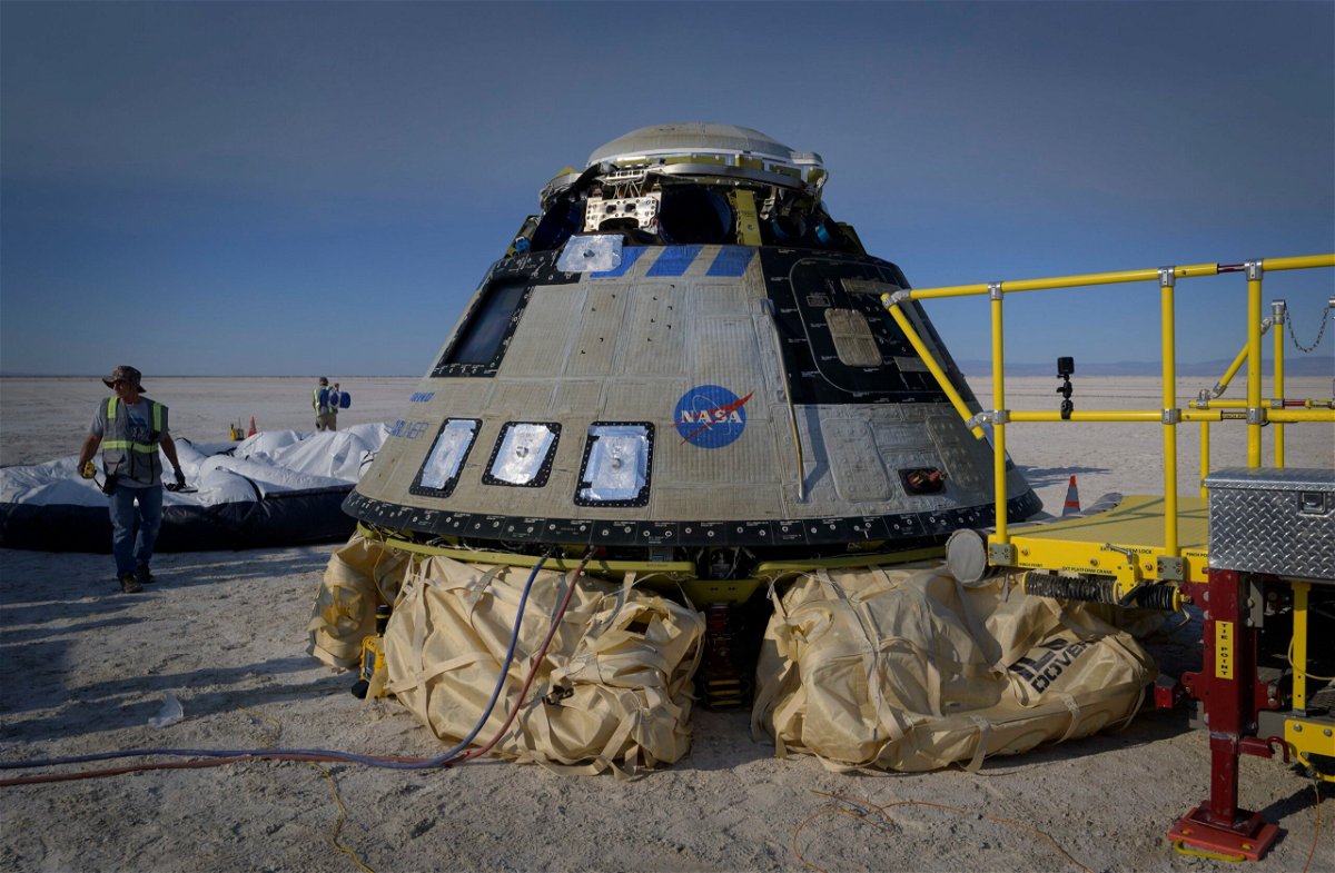 <i>Bill Ingalls/NASA/Getty Images/FILE</i><br/>Boeing mission to send NASA astronauts to space station faces more lengthy delays and pictured