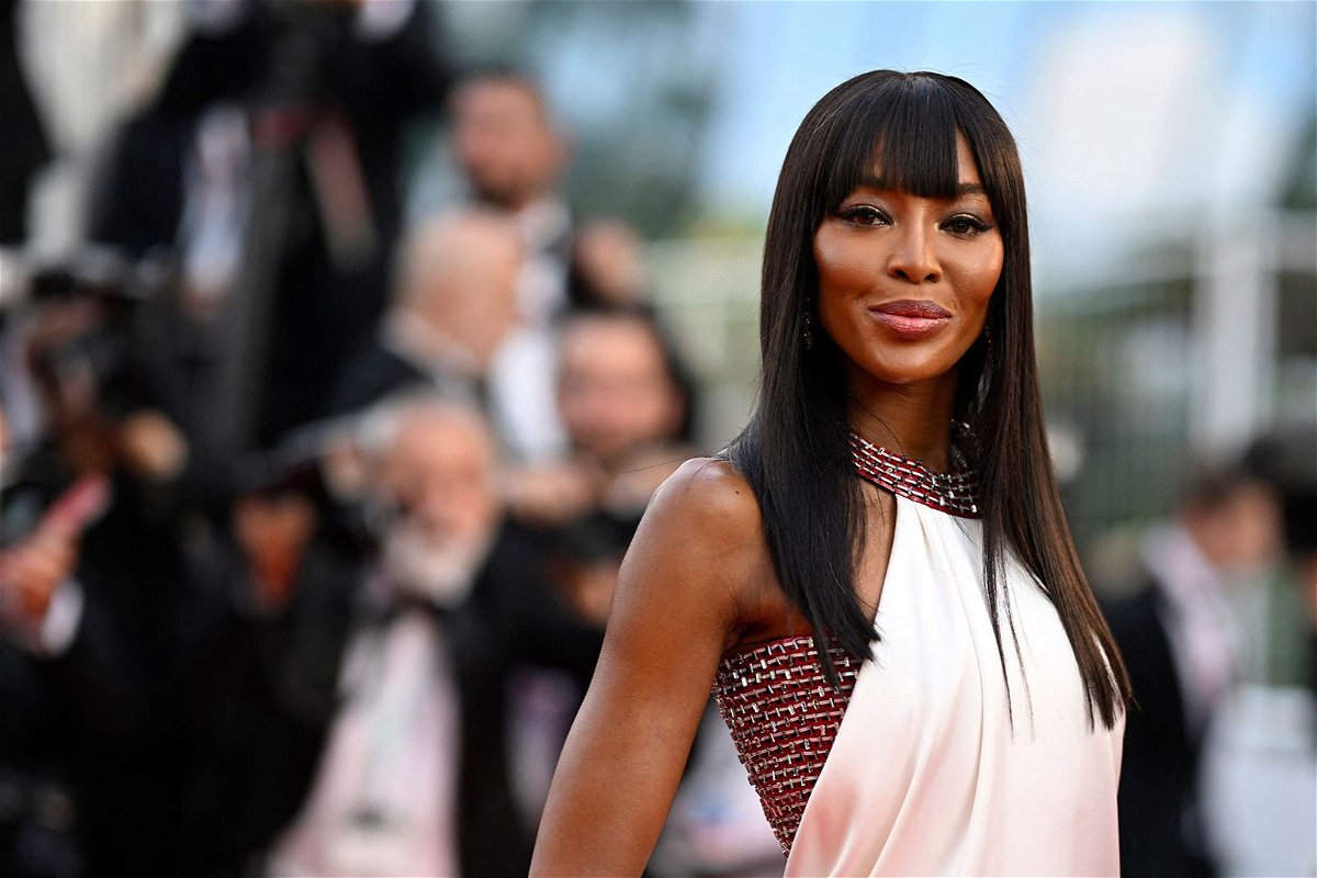 <i>Patricia De Melo Moreira/AFP/Getty Images</i><br/>Naomi Campbell at the Cannes Film Festival on May 21. The supermodel announced the birth of her second child Thursday.