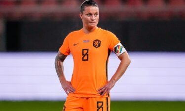 Netherlands captain Sherida Spitse wears a "OneLove" armband during a match against Costa Rica last November.