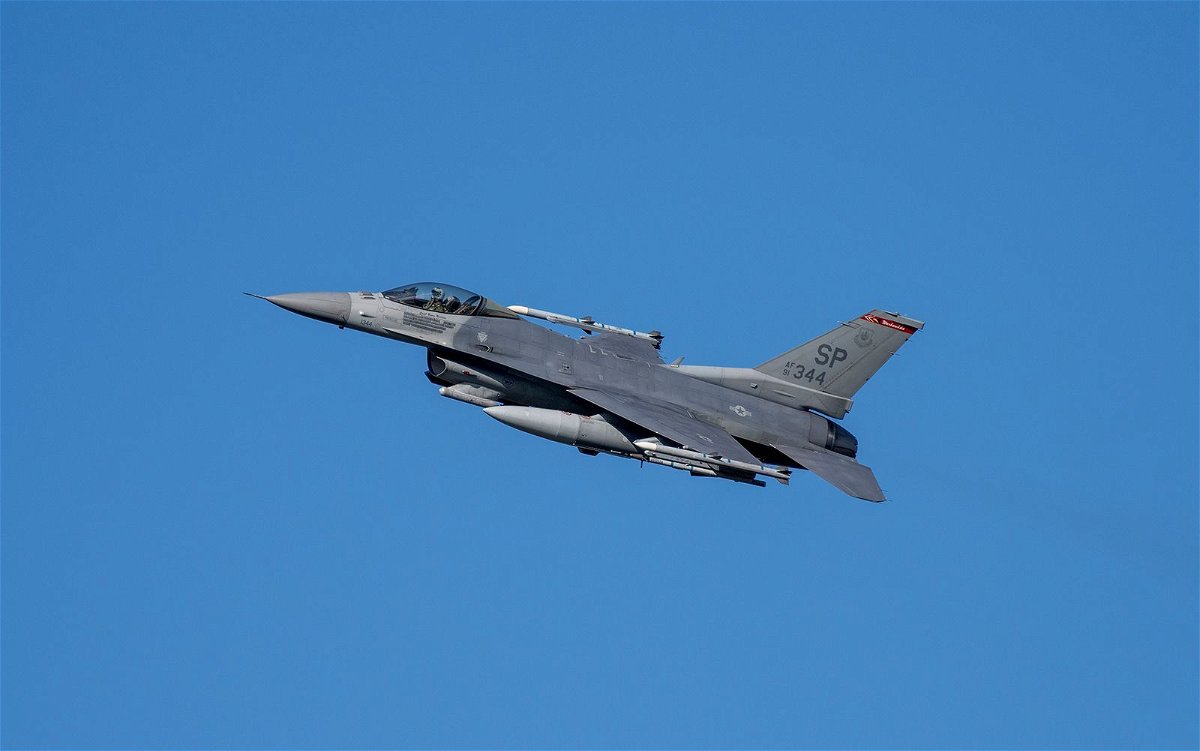 <i>Harald Tittel/AP/File</i><br/>A US F-35 fighter jet flies over the Eifel Mountains near Spangdahlem