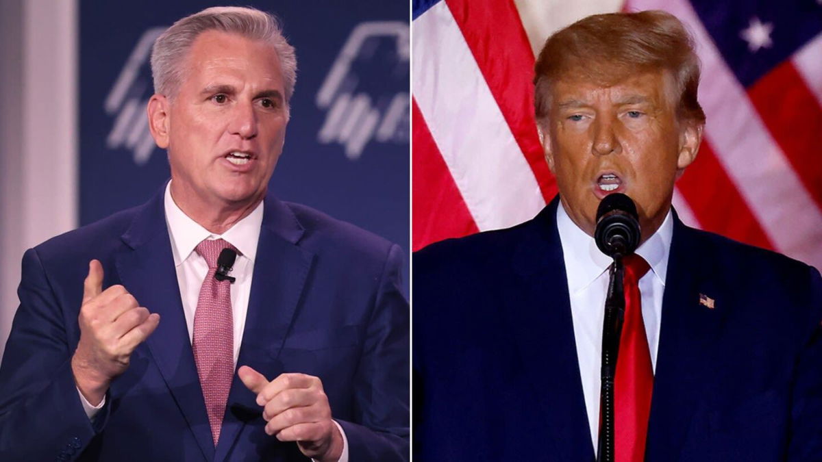 <i>Getty Images</i><br/>Speaker Kevin McCarthy has scrambled to contain the fallout after he questioned whether former President Donald Trump is the strongest candidate in the 2024 presidential race.