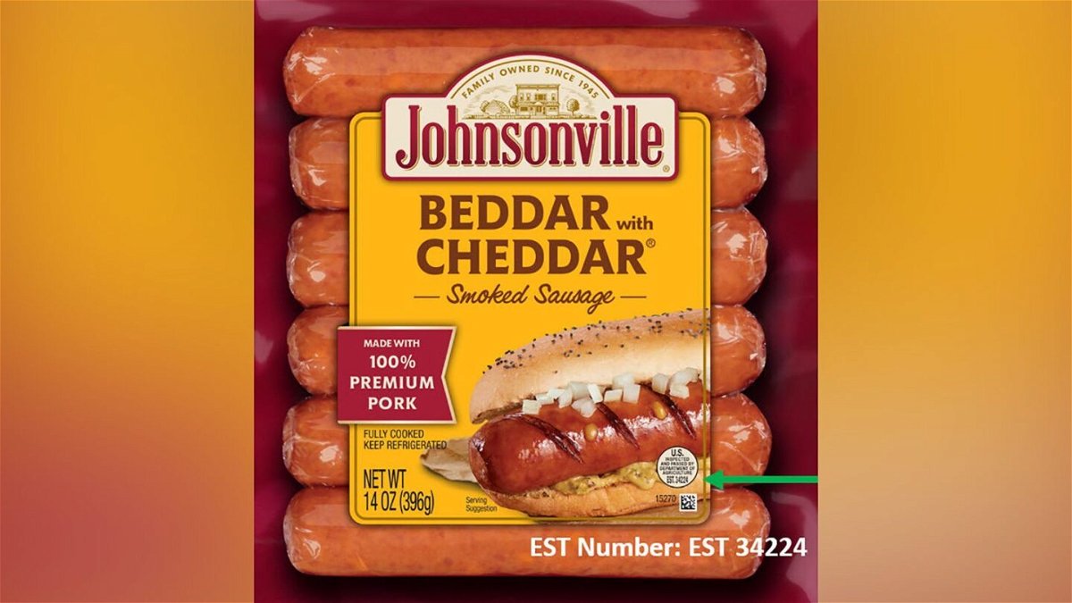 <i>Johnsonville</i><br/>14 oz. Beddar with Cheddar sausage package courtesy of Johnsonville.