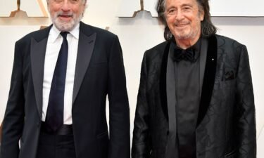 Robert De Niro (left) and Al Pacino are pictured here in 2020.