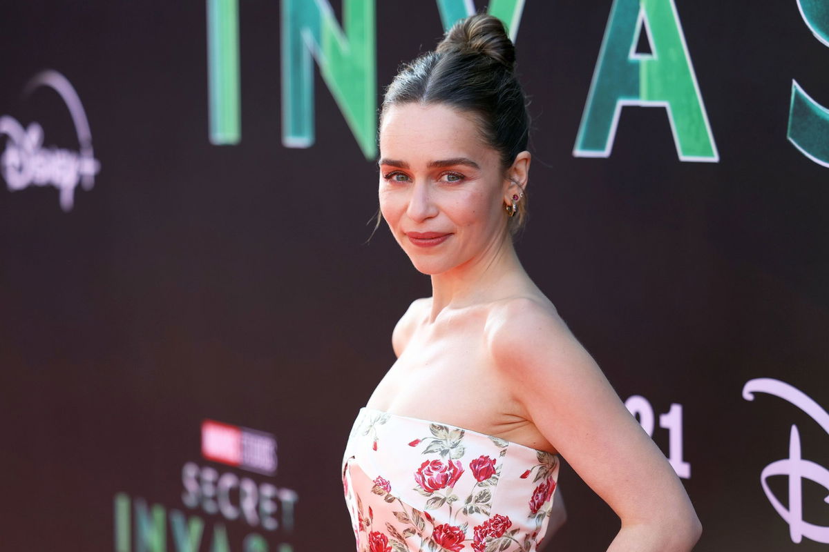 <i>Jesse Grant/Getty Images for Disney</i><br/>Emilia Clarke is seen here at the 'Secret Invasion' launch event at the El Capitan Theatre in Hollywood