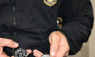 US Customs and Border Protection officers seized fake luxury watches at Los Angeles International Airport that -- if they were legitimate -- would be worth more than $1.2 million.